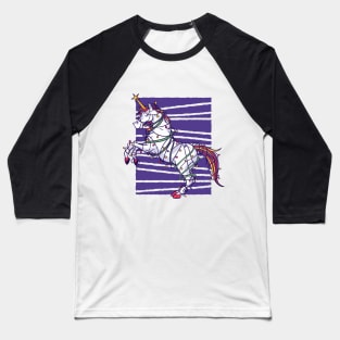 Unicorn Christmas Baseball T-Shirt